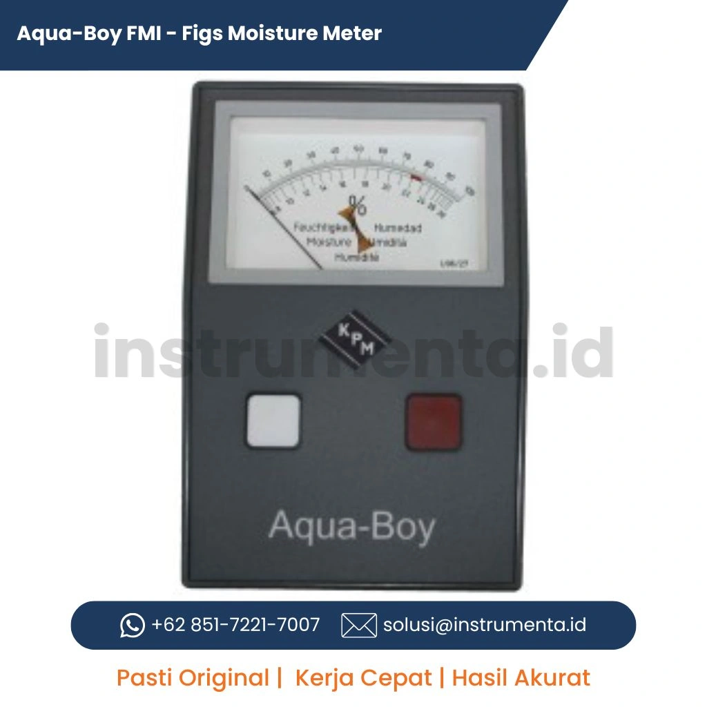 Distributor Aqua-Boy FMI Figs Moisture Meter Alat Ukur Kadar Air Buah Ara dan Produk Pertanian